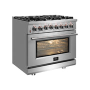 FORNO Massimo 30" Freestanding Dual Fuel Range, FFSGS6125-30 FORNO