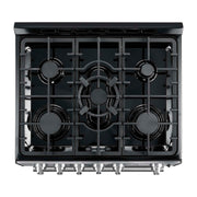 FORNO Leonardo 30" Stainless Steel Gas Range, FFSGS1116-30 FORNO
