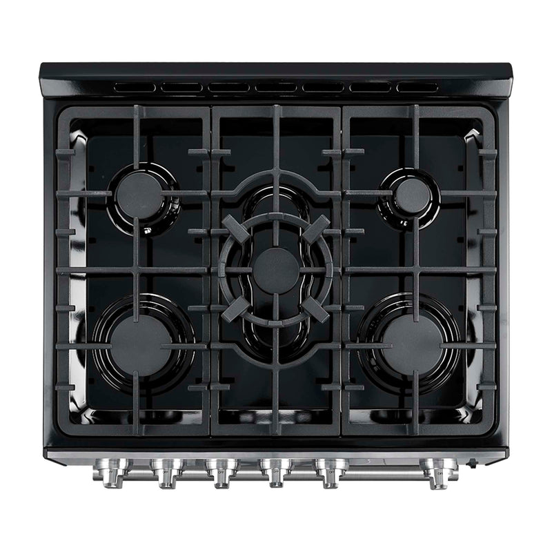 FORNO Leonardo 30" Stainless Steel Gas Range, FFSGS1116-30 FORNO