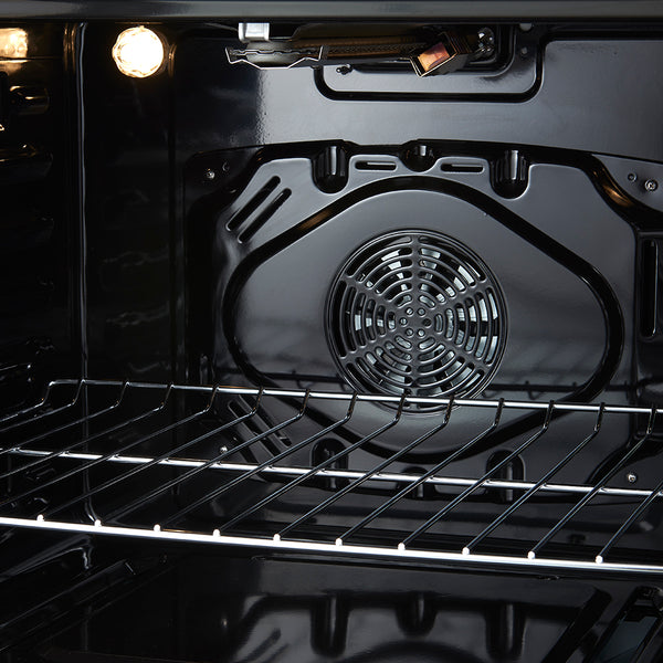 FORNO Espresso Leonardo 30" 5 cu. ft. Gas Range in White with Antique Brass Handles (optional silver), FFSGS1116-30WHT FORNO