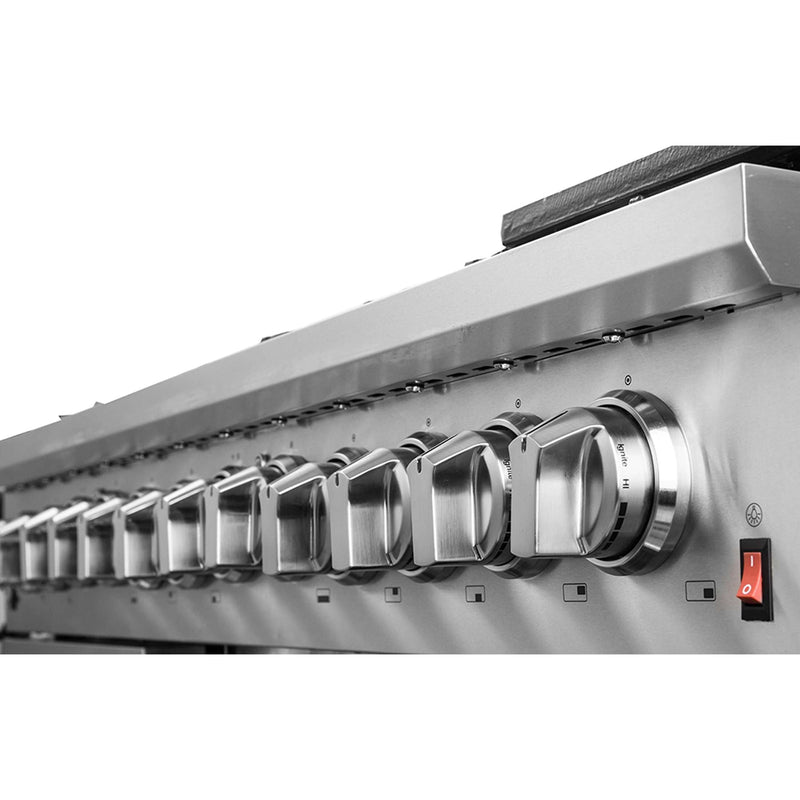 FORNO Massimo 48" Freestanding Dual Fuel Range, FFSGS6125-48 FORNO