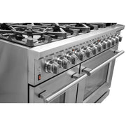 FORNO Massimo 48" Freestanding Dual Fuel Range, FFSGS6125-48 FORNO