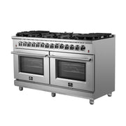 FORNO Massimo 60" Freestanding Dual Fuel Range, FFSGS6125-60 FORNO
