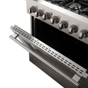FORNO Galiano 36" Freestanding Dual Fuel Range, FFSGS6156-36 FORNO