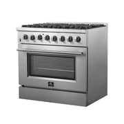 FORNO Galiano 36" Freestanding Dual Fuel Range, FFSGS6156-36 FORNO