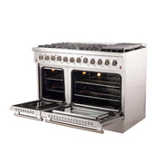 FORNO Galiano 48" Freestanding Dual Fuel Range, FFSGS6156-48 FORNO