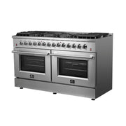 FORNO Galiano 60" Freestanding Dual Fuel Range, FFSGS6156-60 FORNO