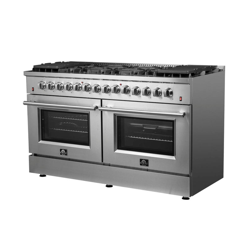 FORNO Galiano 60" Freestanding Dual Fuel Range, FFSGS6156-60 FORNO