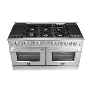 FORNO Galiano 60" Freestanding Dual Fuel Range, FFSGS6156-60 FORNO