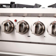 FORNO Capriasca 30" Freestanding Dual Fuel Range, FFSGS6187-30 FORNO