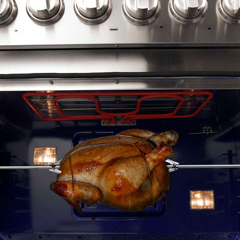 FORNO Capriasca 48" Freestanding Dual Fuel Range, FFSGS6187-48 FORNO