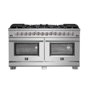 FORNO Capriasca 60" Freestanding Dual Fuel Range, FFSGS6187-60 FORNO