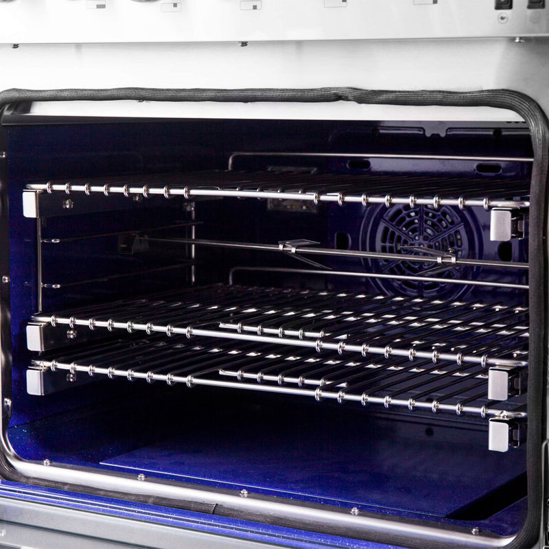 FORNO Capriasca 60" Freestanding Dual Fuel Range, FFSGS6187-60 FORNO