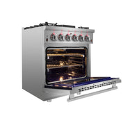 FORNO Massimo 30" Freestanding Gas Range, FFSGS6239-30 FORNO