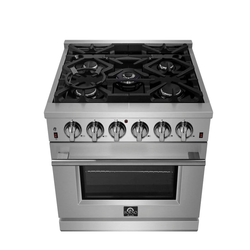 FORNO Massimo 30" Freestanding Gas Range, FFSGS6239-30 FORNO