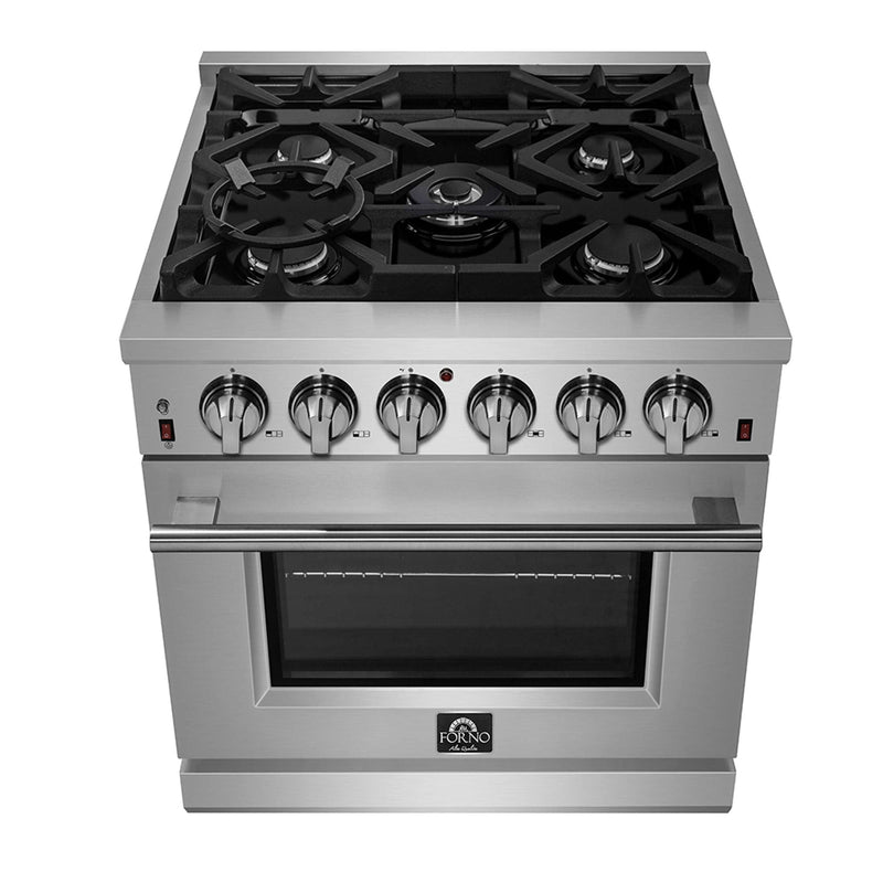 FORNO Massimo 30" Freestanding Gas Range, FFSGS6239-30 FORNO