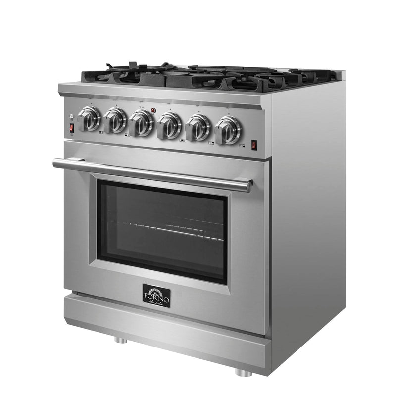 FORNO Massimo 30" Freestanding Gas Range, FFSGS6239-30 FORNO