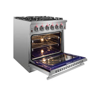 FORNO Massimo 30" Freestanding Gas Range, FFSGS6239-30 FORNO