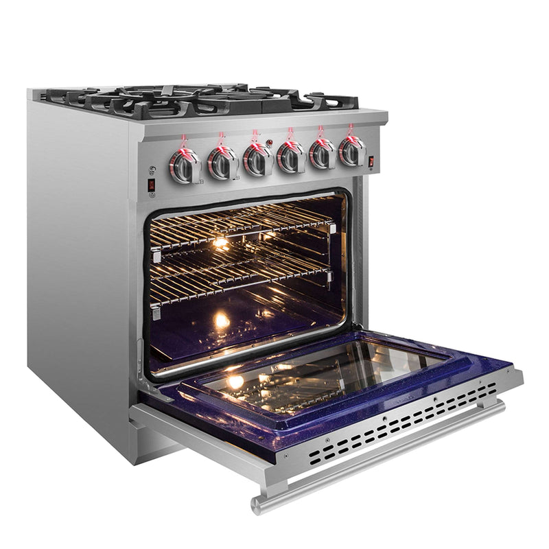 FORNO Massimo 30" Freestanding Gas Range, FFSGS6239-30 FORNO