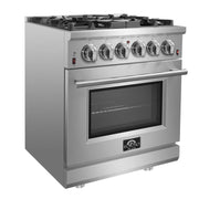 FORNO Massimo 30" Freestanding Gas Range, FFSGS6239-30 FORNO