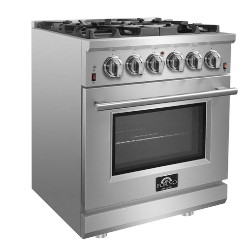 FORNO Massimo 30" Freestanding Gas Range, FFSGS6239-30 FORNO