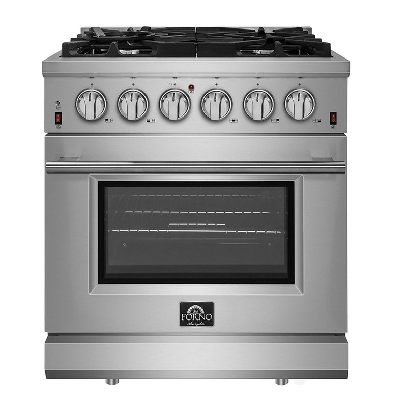 FORNO Massimo 30" Freestanding Gas Range, FFSGS6239-30 FORNO