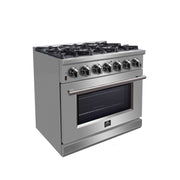 FORNO Massimo 36" Freestanding Gas Range, FFSGS6239-36 FORNO