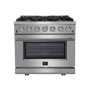 FORNO Massimo 36" Freestanding Gas Range, FFSGS6239-36 FORNO