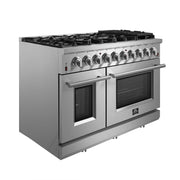 FORNO Massimo 48″ Freestanding Gas Range, FFSGS6239-48 FORNO