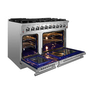 FORNO Massimo 48″ Freestanding Gas Range, FFSGS6239-48 FORNO