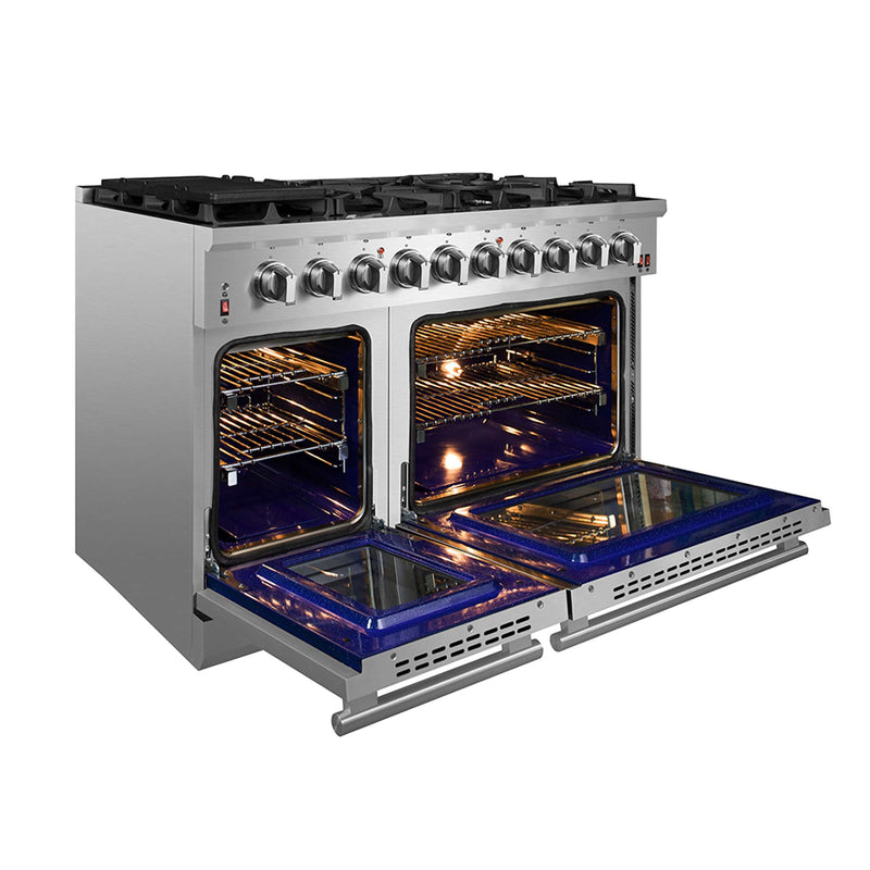 FORNO Massimo 48″ Freestanding Gas Range, FFSGS6239-48 FORNO