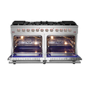 FORNO Massimo 60″ Freestanding Gas Range, FFSGS6239-60 FORNO