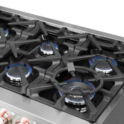 FORNO Massimo 60″ Freestanding Gas Range, FFSGS6239-60 FORNO