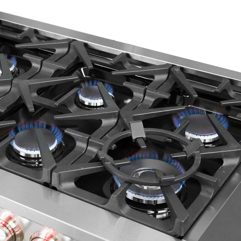 FORNO Massimo 60″ Freestanding Gas Range, FFSGS6239-60 FORNO
