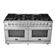 FORNO Massimo 60″ Freestanding Gas Range, FFSGS6239-60 FORNO