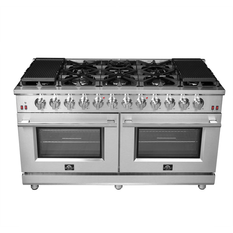 FORNO Massimo 60″ Freestanding Gas Range, FFSGS6239-60 FORNO