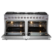 FORNO Galiano 60" Freestanding Gas Range, FFSGS6244-60 FORNO