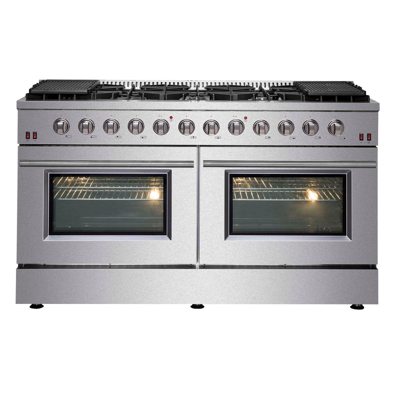 FORNO Galiano 60" Freestanding Gas Range, FFSGS6244-60 FORNO