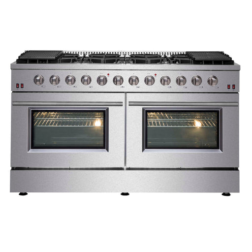 FORNO Galiano 60" Freestanding Gas Range, FFSGS6244-60 FORNO