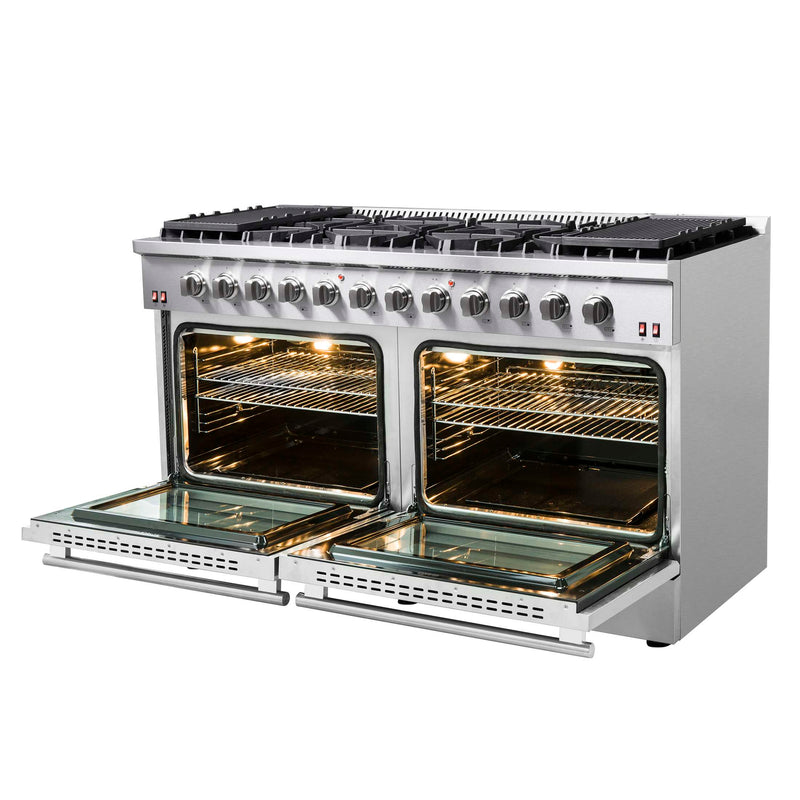 FORNO Galiano 60" Freestanding Gas Range, FFSGS6244-60 FORNO
