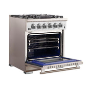 FORNO Capriasca 30" Freestanding Gas Range, FFSGS6260-30 FORNO