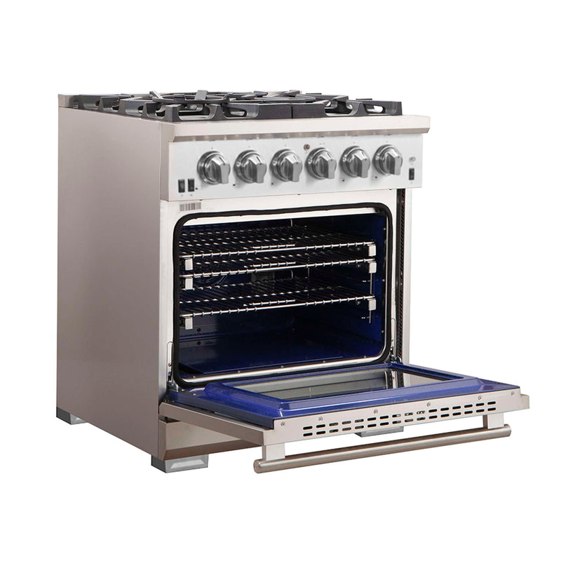 FORNO Capriasca 30" Freestanding Gas Range, FFSGS6260-30 FORNO