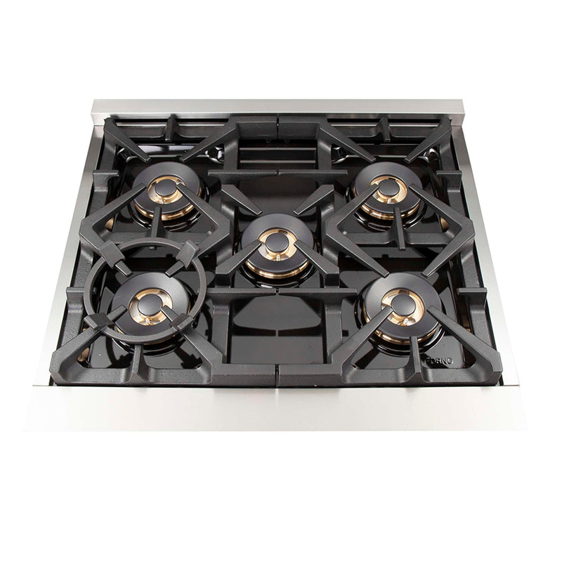 FORNO Capriasca 30" Freestanding Gas Range, FFSGS6260-30 FORNO