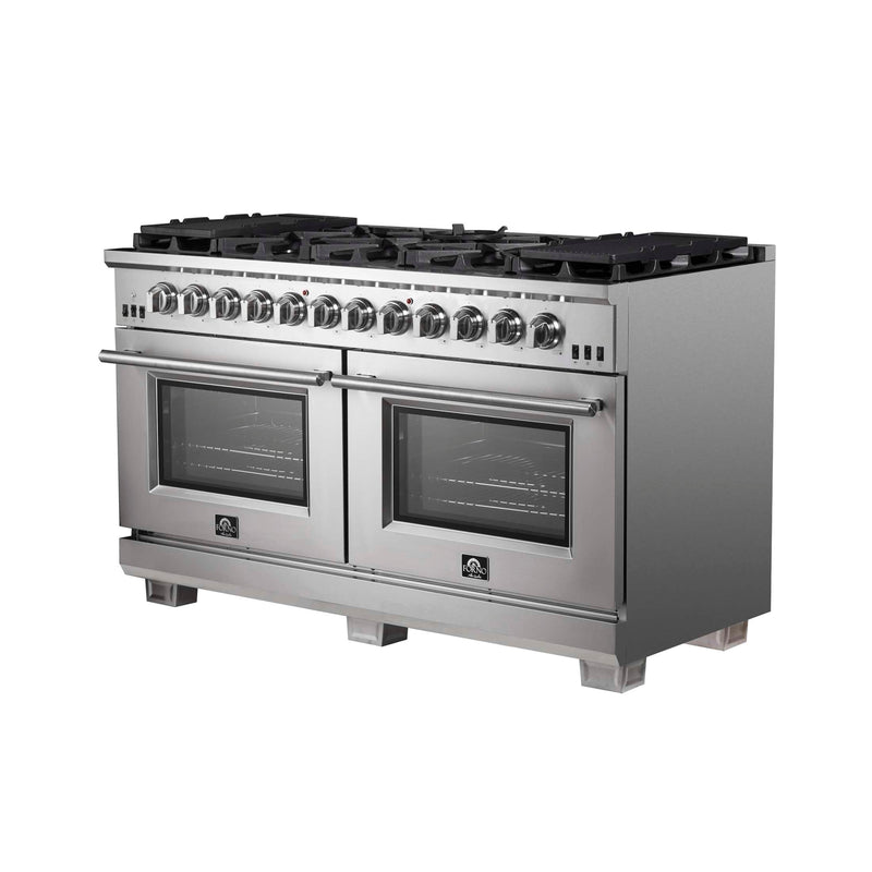 FORNO Capriasca 60" Freestanding Gas Range, FFSGS6260-60 FORNO