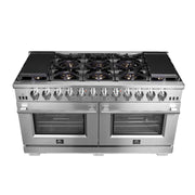 FORNO Capriasca 60" Freestanding Gas Range, FFSGS6260-60 FORNO