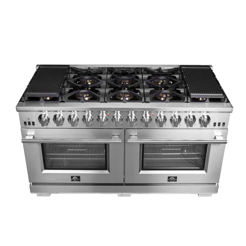 FORNO Capriasca 60" Freestanding Gas Range, FFSGS6260-60 FORNO