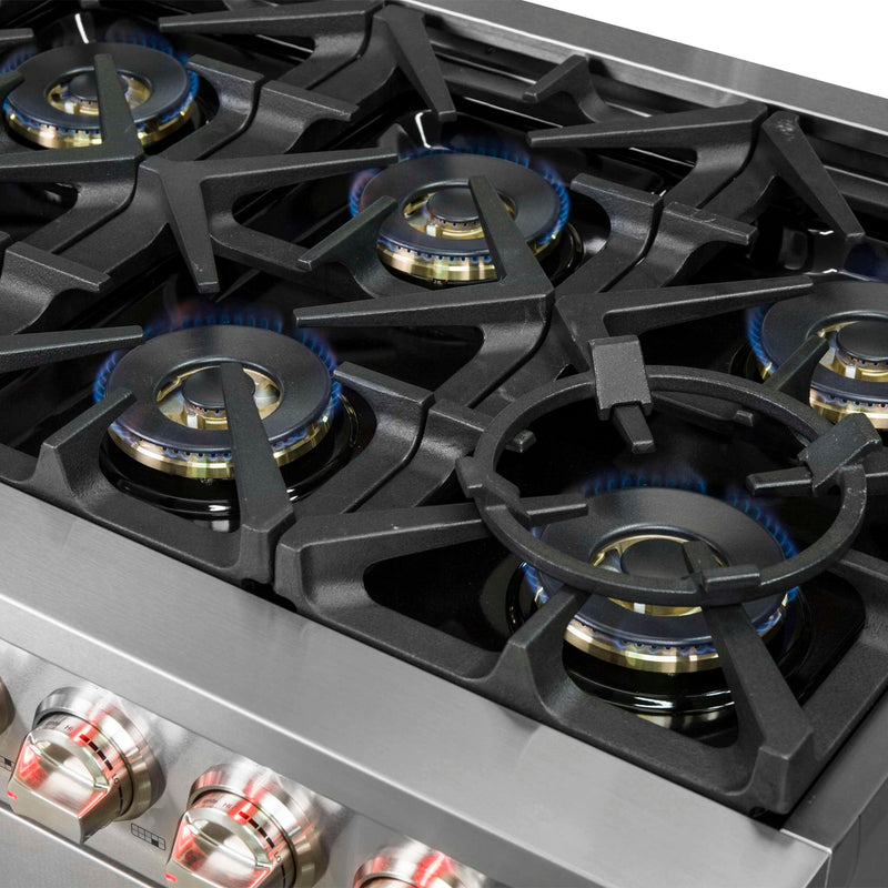 FORNO Capriasca 60" Freestanding Gas Range, FFSGS6260-60 FORNO