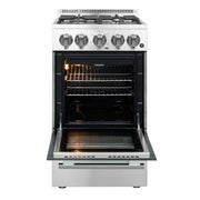 FORNO Lamazze 20" Freestanding Gas Range, FFSGS6265-20 FORNO