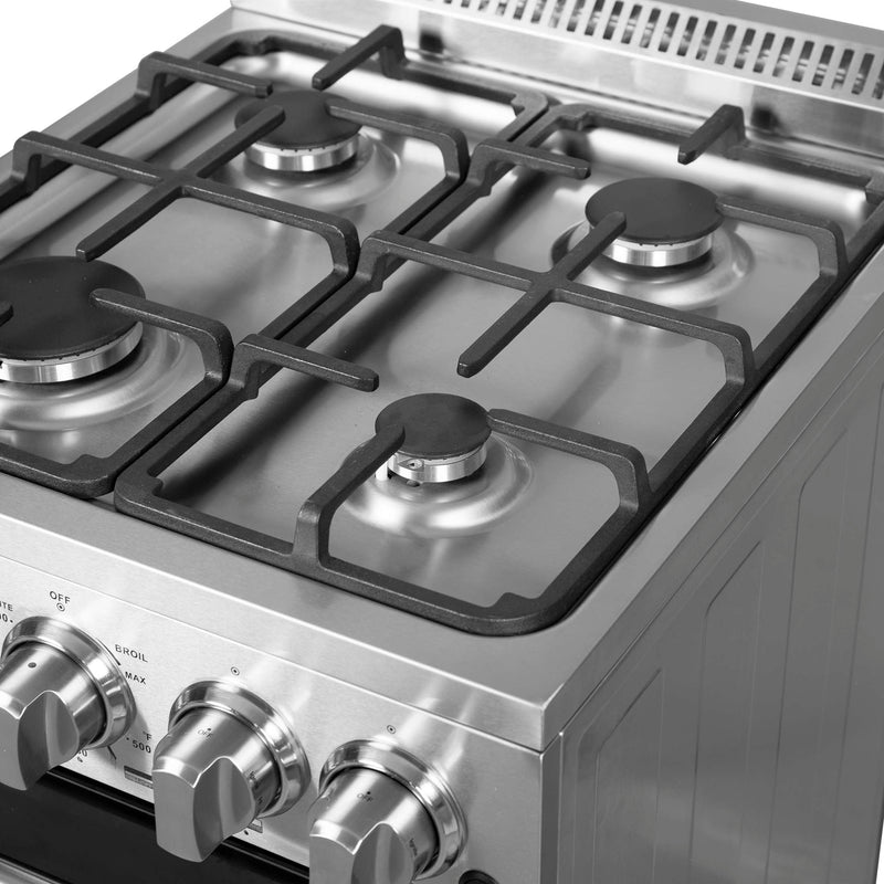 FORNO Lamazze 20" Freestanding Gas Range, FFSGS6265-20 FORNO
