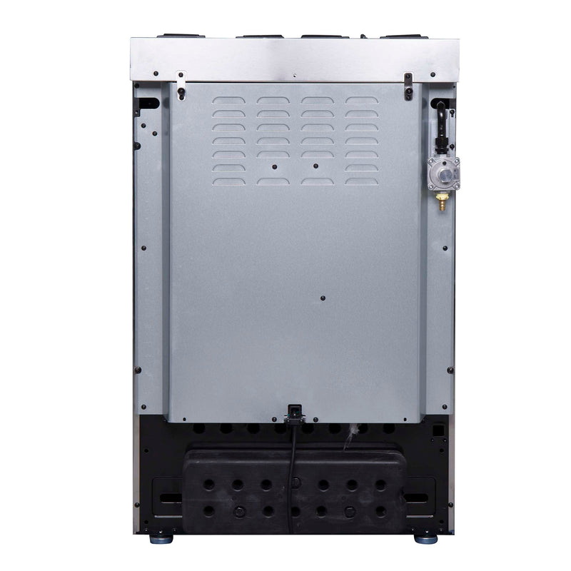 FORNO Breno 24" Freestanding Gas Range, FFSGS6272-24 FORNO